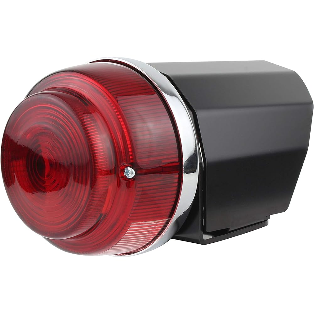 POSH Motorcycle Supplies Tail Lamp Round Tail Lamp Kit Rebel 250 (2017-2019) (Bulb Type) 155090-06