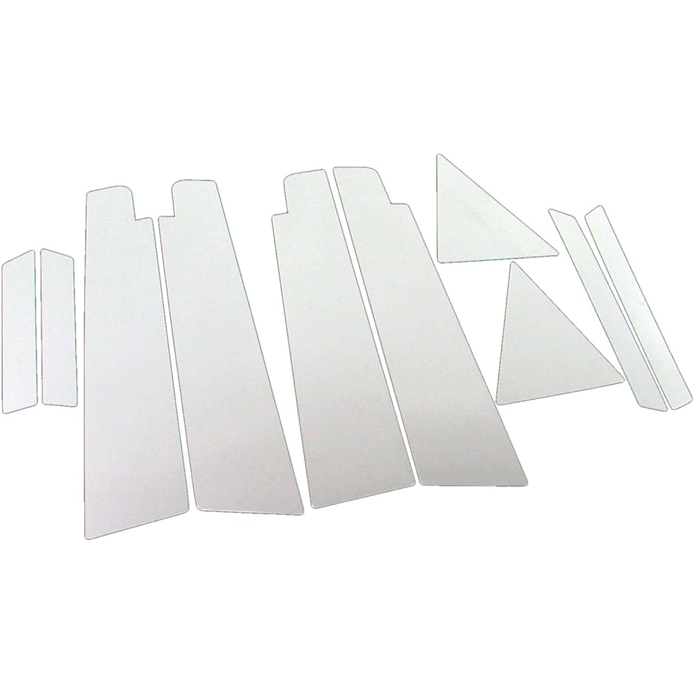 BRIGHTZ Prius 30 Series Super Mirror Plating Pillar Panel Cover 10PCs with Visor [PIL-SIL-308] 4628