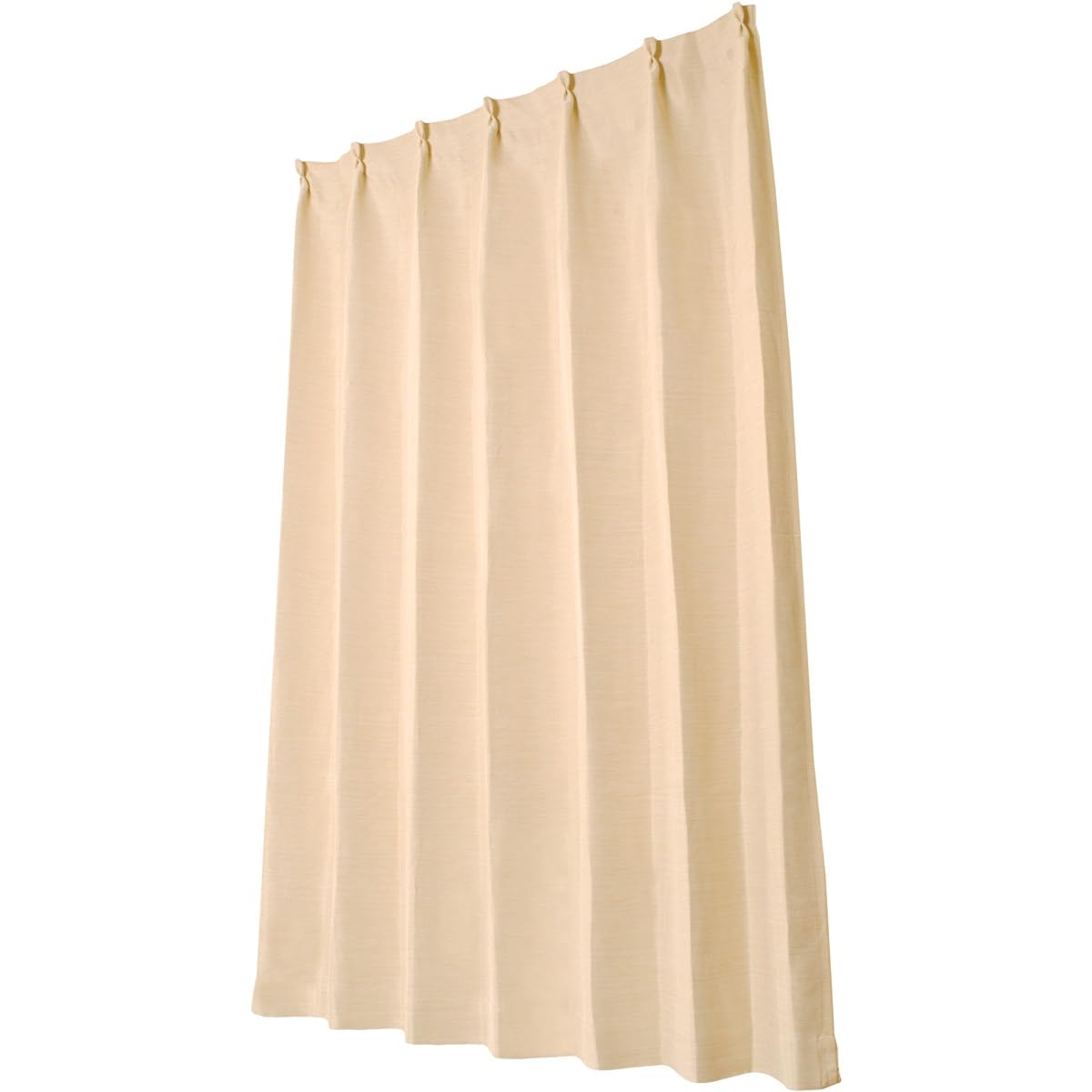 Univerle Blackout Drape Curtains Ecoplane 2 Ivory Width 100 x Length 178cm Set of 2