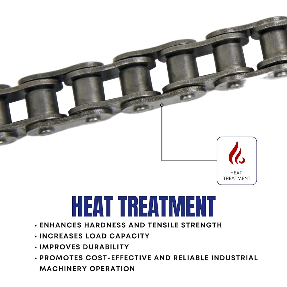 35 Roller Chain 5 Feet with Free 1 Connecting Link for GO Kart, Mini Bike