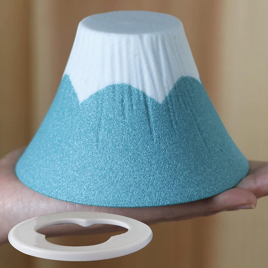 Hasamiyaki New Ceramic Coffee Filter & Dripper Gift Present | Eco Filter | Paper Filterless | Mt. Fuji | EthicalHouse (Blue green -Blue Green Fuji-)