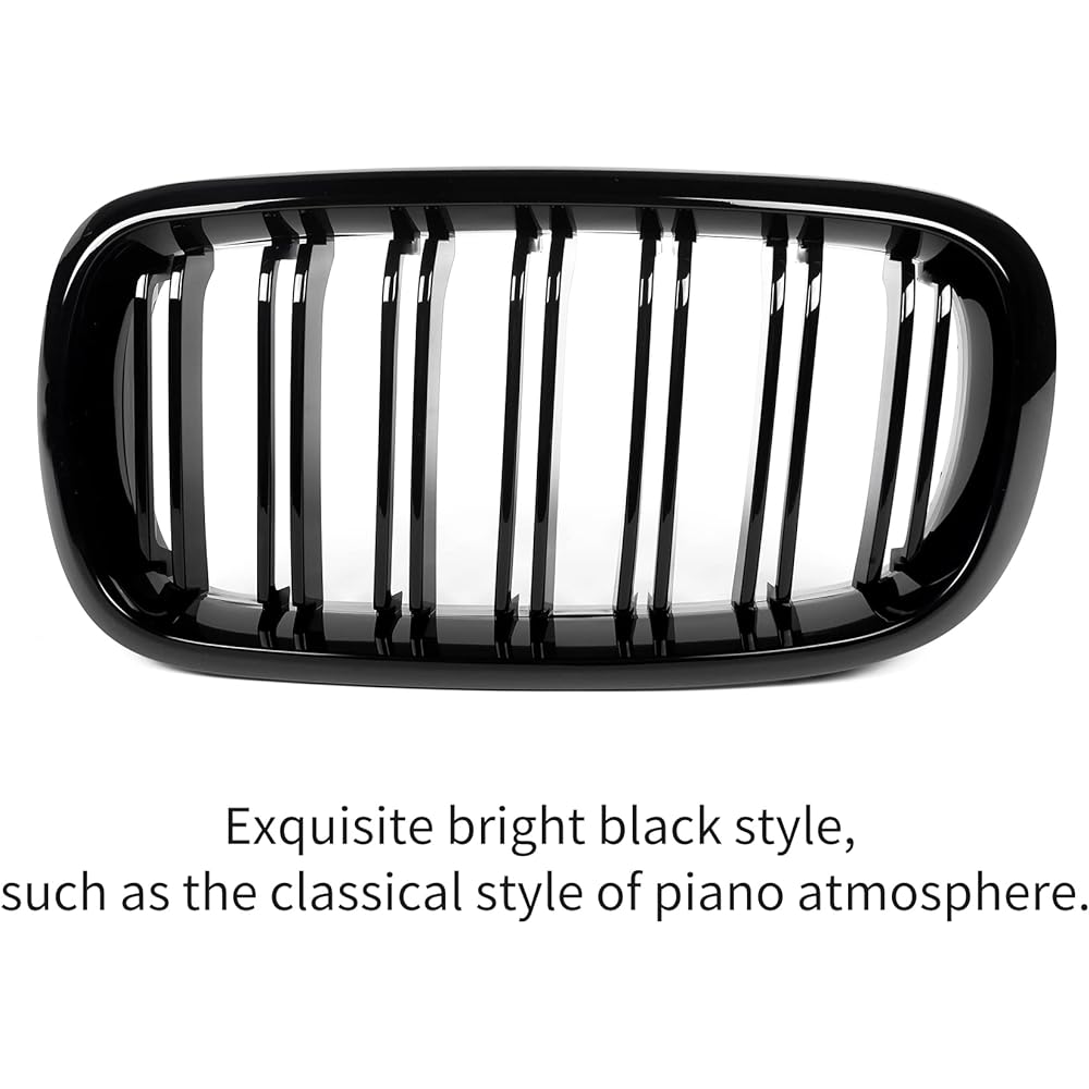 Front grill/Grill Kidney grill replacement BMW X5 Series F15 X6 Series F16 X5M F85 X6M F86 (ABS, Gross Black)