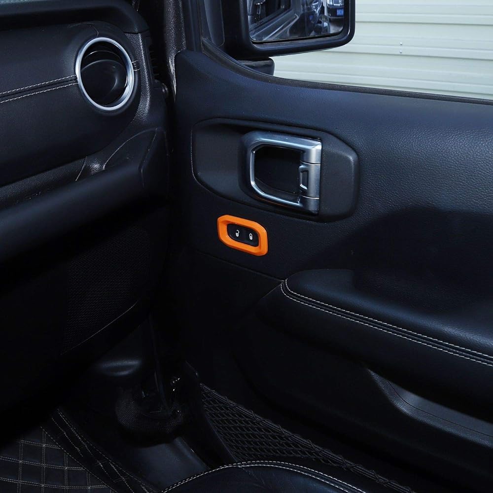 VOODONALA JEEP JL Door handle loophem 2018-2020 JEEP WRANGLER JL JLU GLADIATOR JT Abs Orange