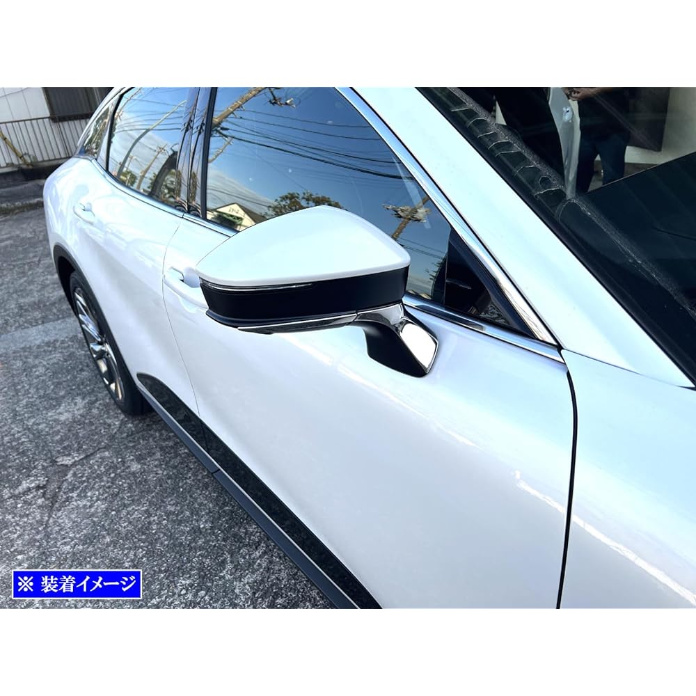 BRIGHTZ Crown Crossover TZSH35 AZSH35 Super Mirror Stainless Plating Mirror Under Molding 4PC [MIR-ETC-081] ZSH AZSH H35 35 Crown Crossover
