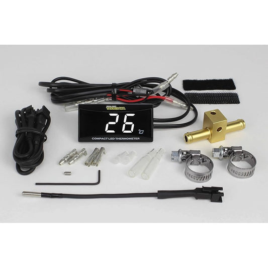 Special parts TAKEGAWA compact LED thermometer set with oil temperature gauge adapter Φ8 05-07-0008