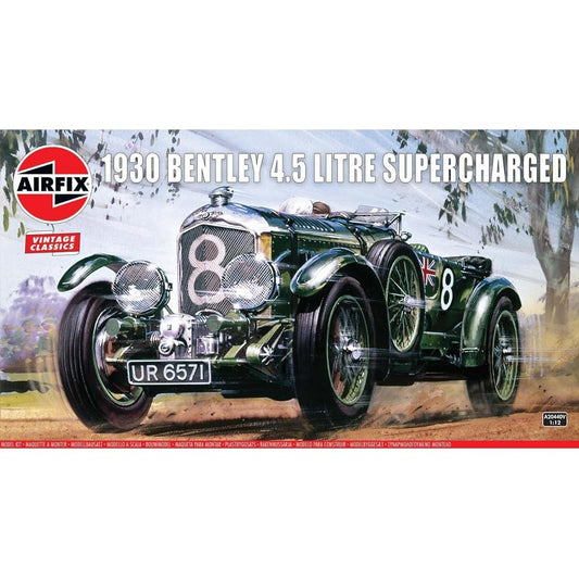 Airfix 1/12 Bentley 1930 4.5 liter plastic model X-20440V