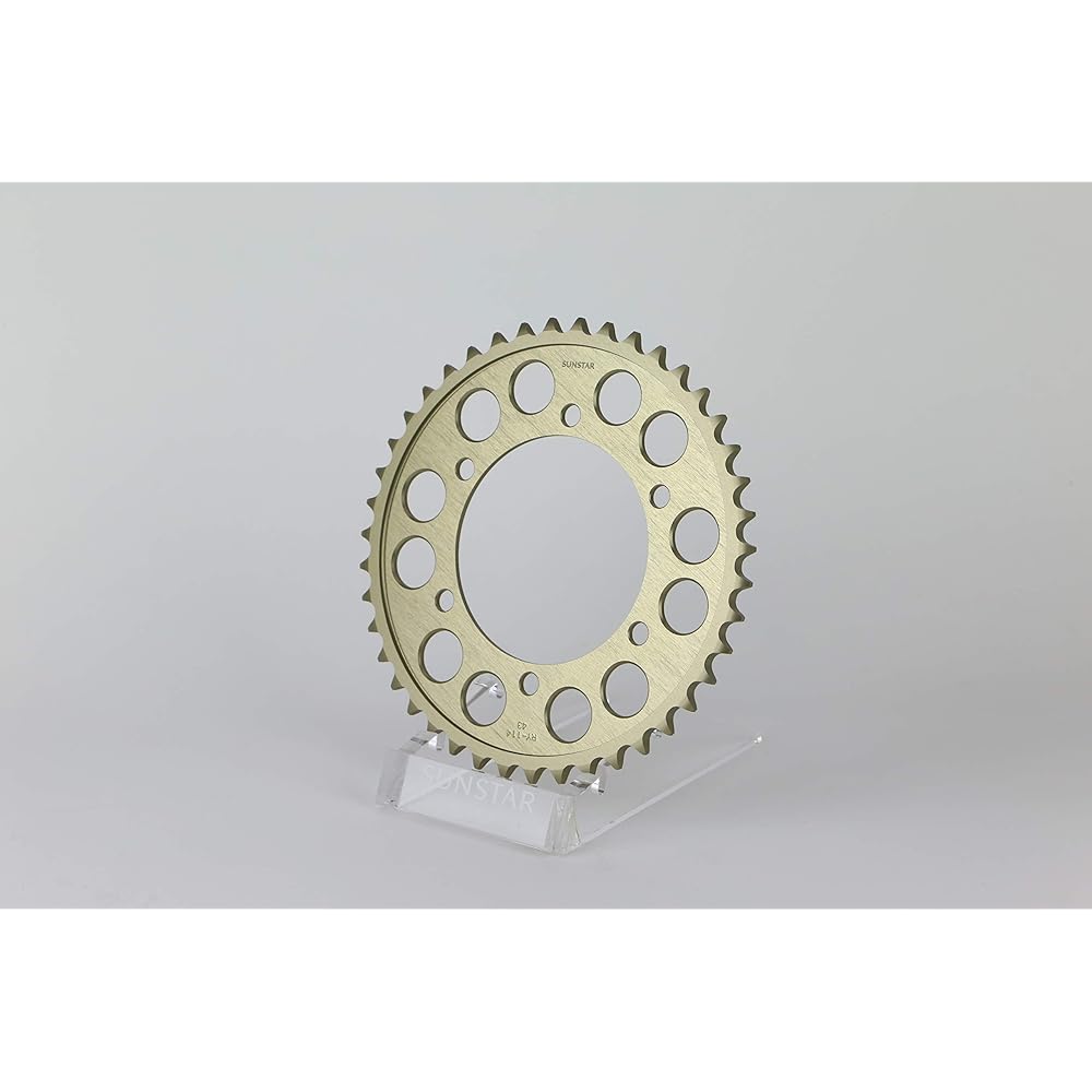 SUNSTAR rear sprocket part number RY-114-43 (525 size/43T) MT-09, XSR900, MT-07, GSX-R1000R, GSX-S1000, KATANA, etc.