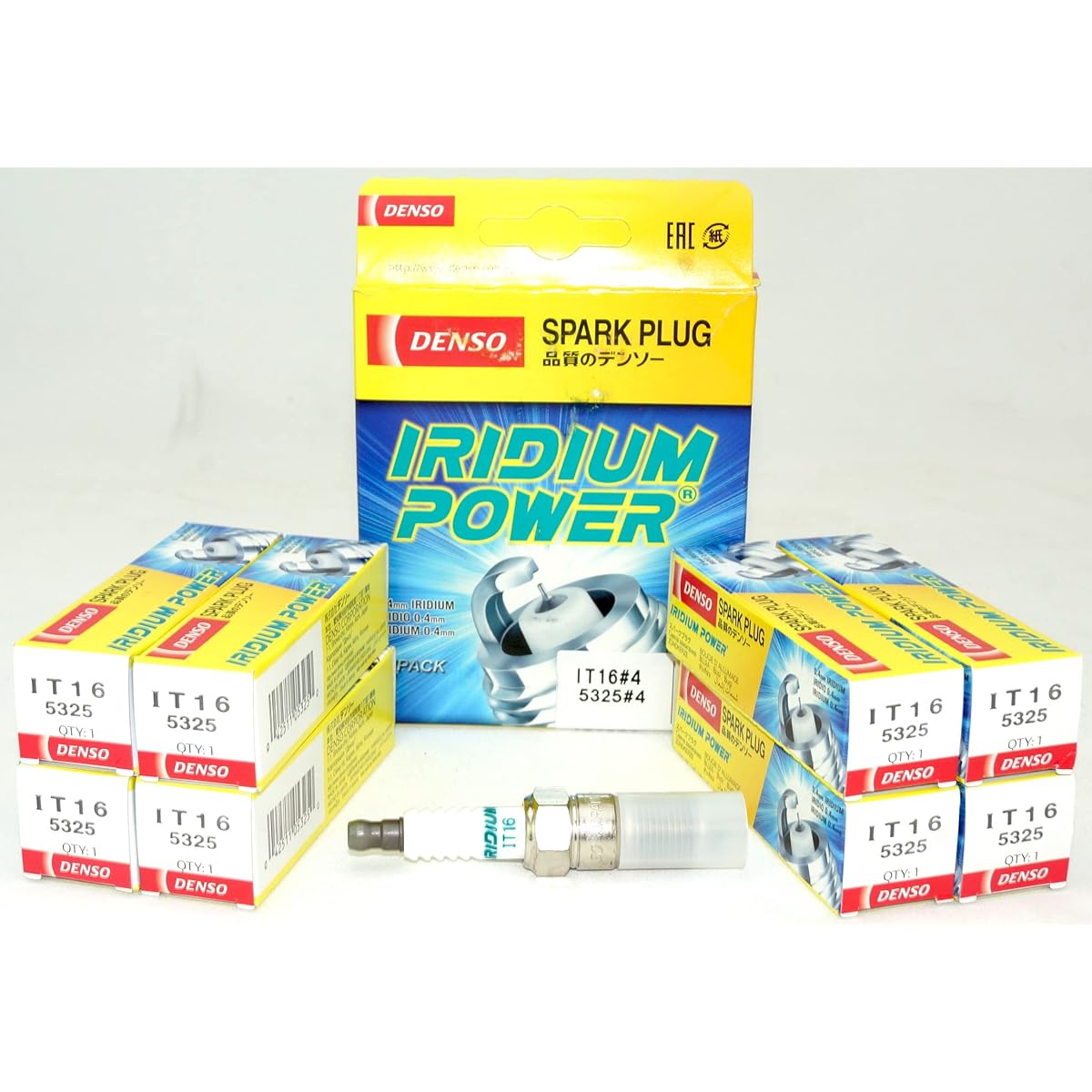 8 New Denso Ligium Spark Plug IT16 # 5325