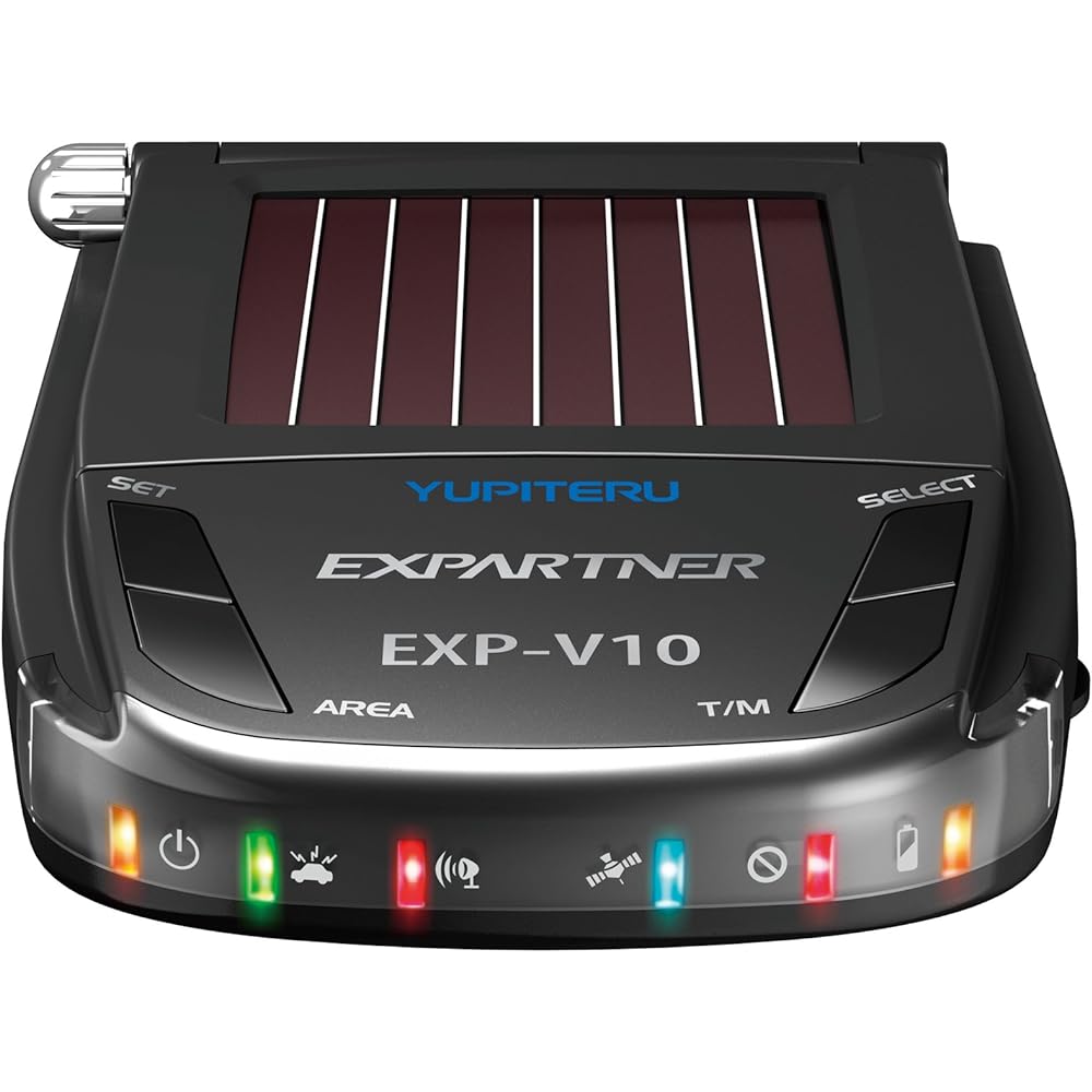 Jupiter radar detector GPS antenna equipped sun visor installation cordless EXP-V10