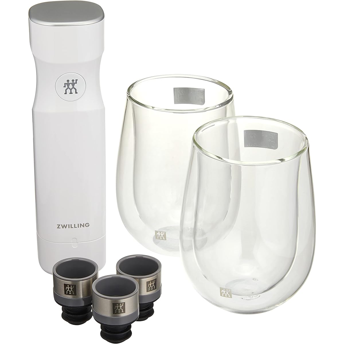 Zwilling "Fresh & Save Wine Sealer Gift Set" Vacuum Preservation Anti-Oxidation Wine Gift [Authorized Japanese Product] Fresh & Save Z1021-045