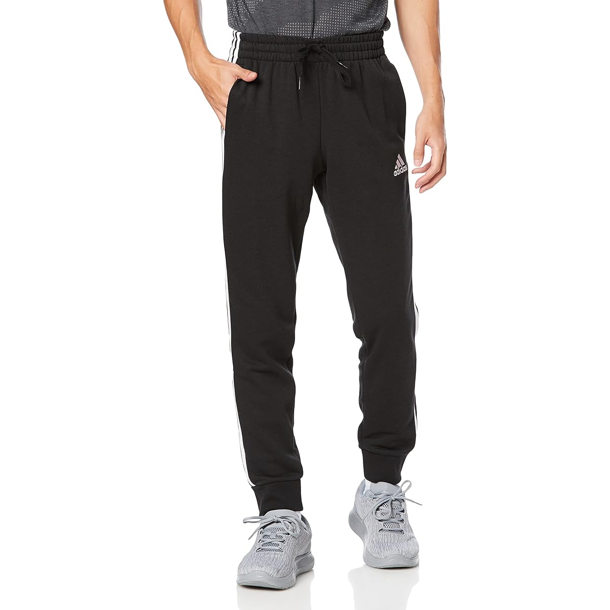 [Adidas] Sweat Essentials French Terry Tapered Cuff 3 Stripes Pants 31391/ NWN54 Men's