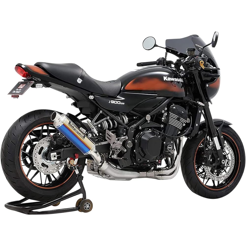 YOSHIMURA Slip-on Z900RS/Z900RS CAFE(18-22/23) BREVIS Cyclone Government Certified Stainless Steel Cover YOSHIMURA 110-269-5450