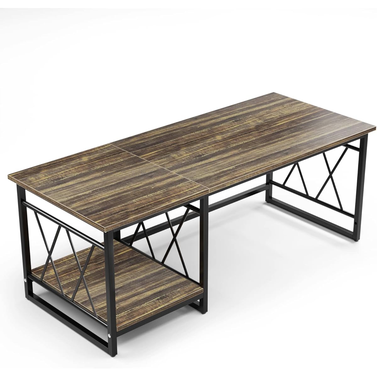 Low table, center table, with storage, coffee table, living room table, desk, low table, chabudai, wooden, woodgrain style, with adjuster, for living room, dining table, working from home, remote work, width 100 x depth 50 x height 36 cm