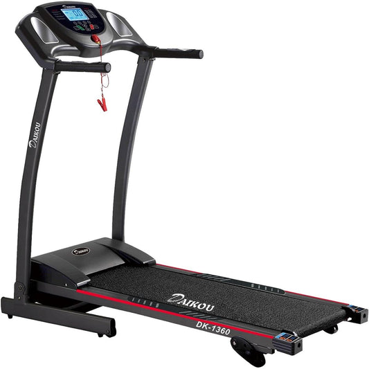 Daiko DK-1360 Household Room Runner Treadmill Electric Folding Compact Space Saving Quiet Max 10km/h Manual 3 Level Incline