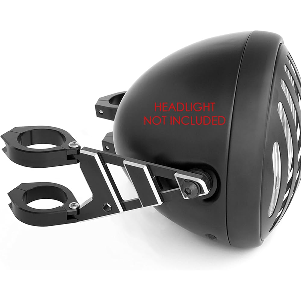 Headlight bracket 52-53mm with motorcycle folk clamp -CNC aluminum