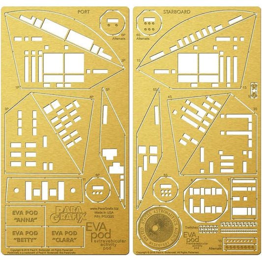 Paragraphics 1/8 Etching Parts Set for Space Pod Detail Up Parts PGX220