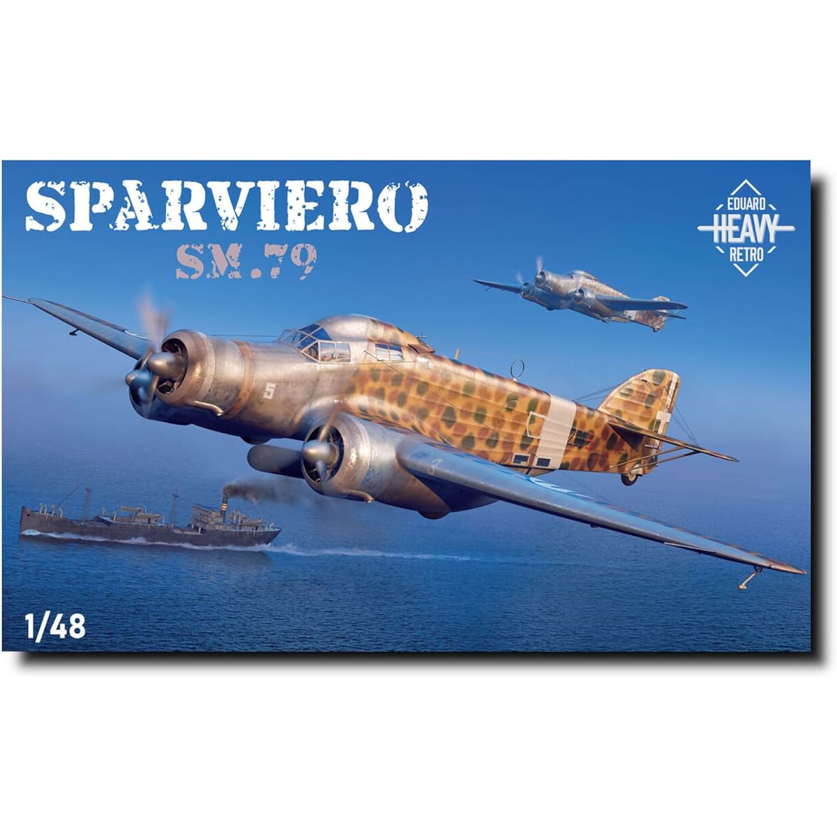 Eduard 1/48 Savoia Marchetti SM.79 Sparviero Limited Edition Plastic Model EDU 11179