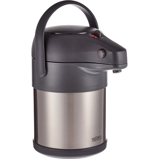Thermos Stainless Air Pot 2.2L Stainless Black TAH-2200 SBK