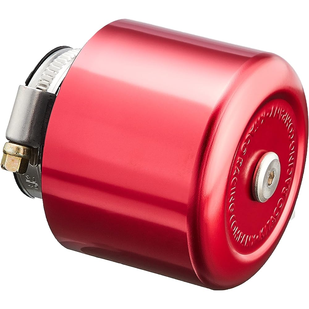 KITACO Super Power Filter (φ35/Red Alumite) General Purpose Straight 515-0500351