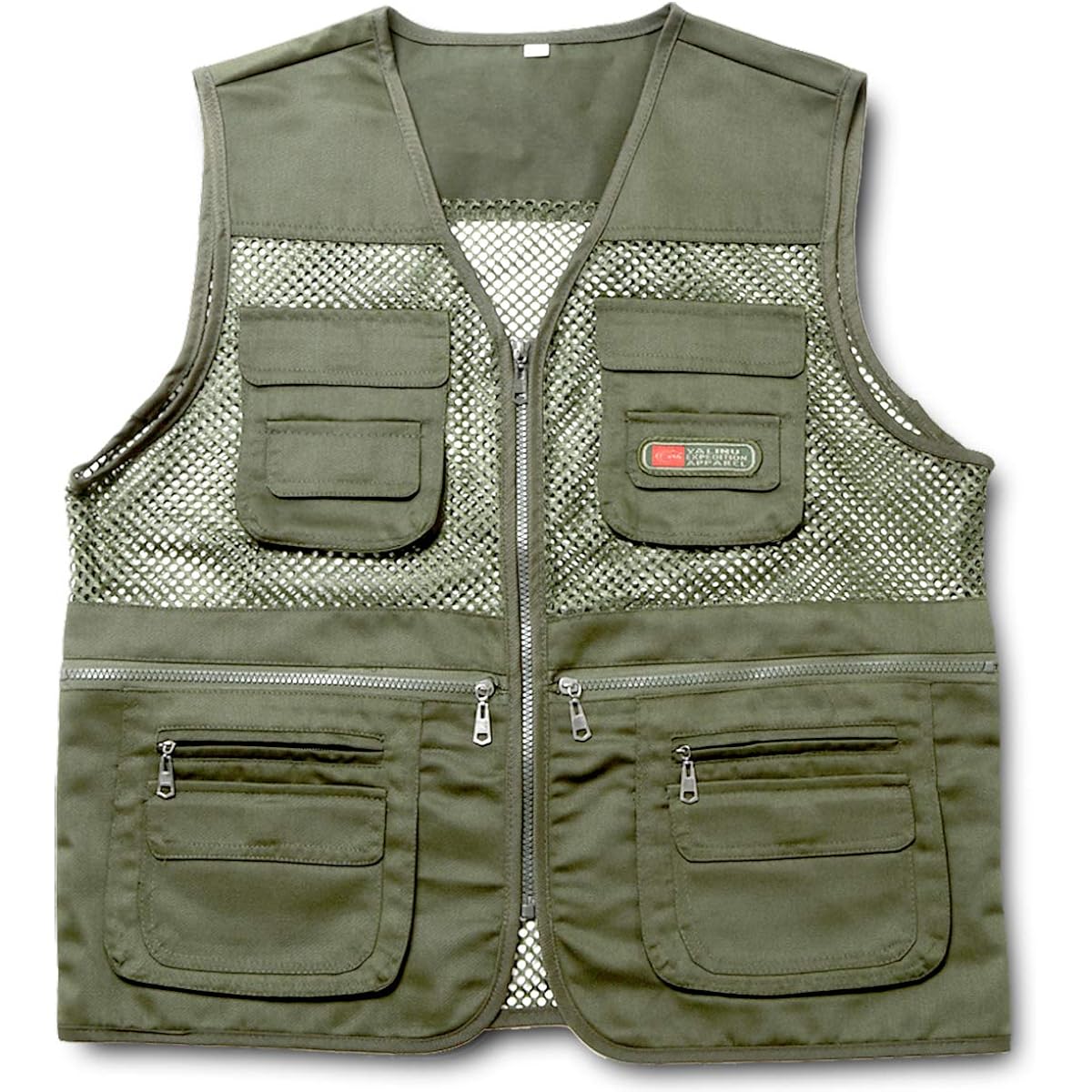 [MAKANATS] Fishing Vest Mesh 10 Pockets Photography Fishing Vest