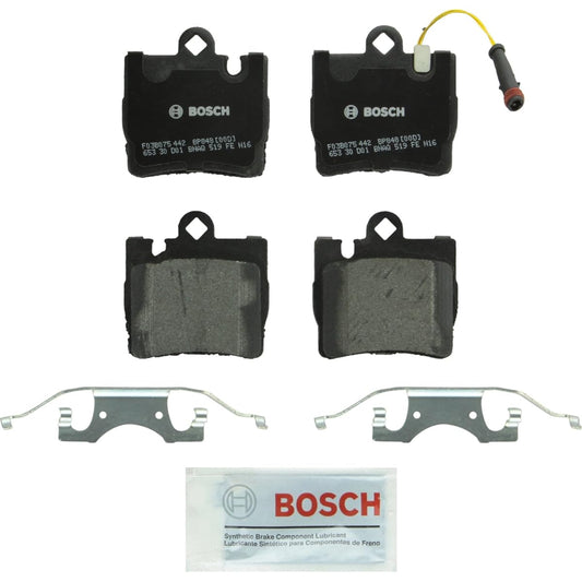 BOSCH QuietCast Penz W220 W215 Rear/Rear/Rear Premium Brake Pad Disc Pad Left and right Set with Sensor 0044209420 0034201920 BOSCH-BP848 BOSCH-BP848 S320 S530 S600 S600 S55AMG CL600 CL600