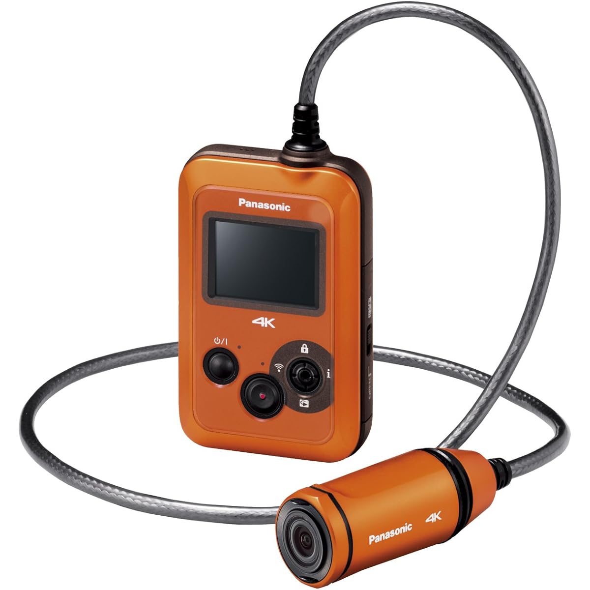 Panasonic wearable camera orange HX-A500-D