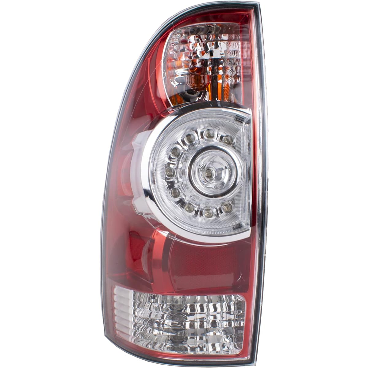 Left driver side tail light 2005-2015 Toyota tacho pickup tail light LED lens valve and harness attached (left driver's side side)