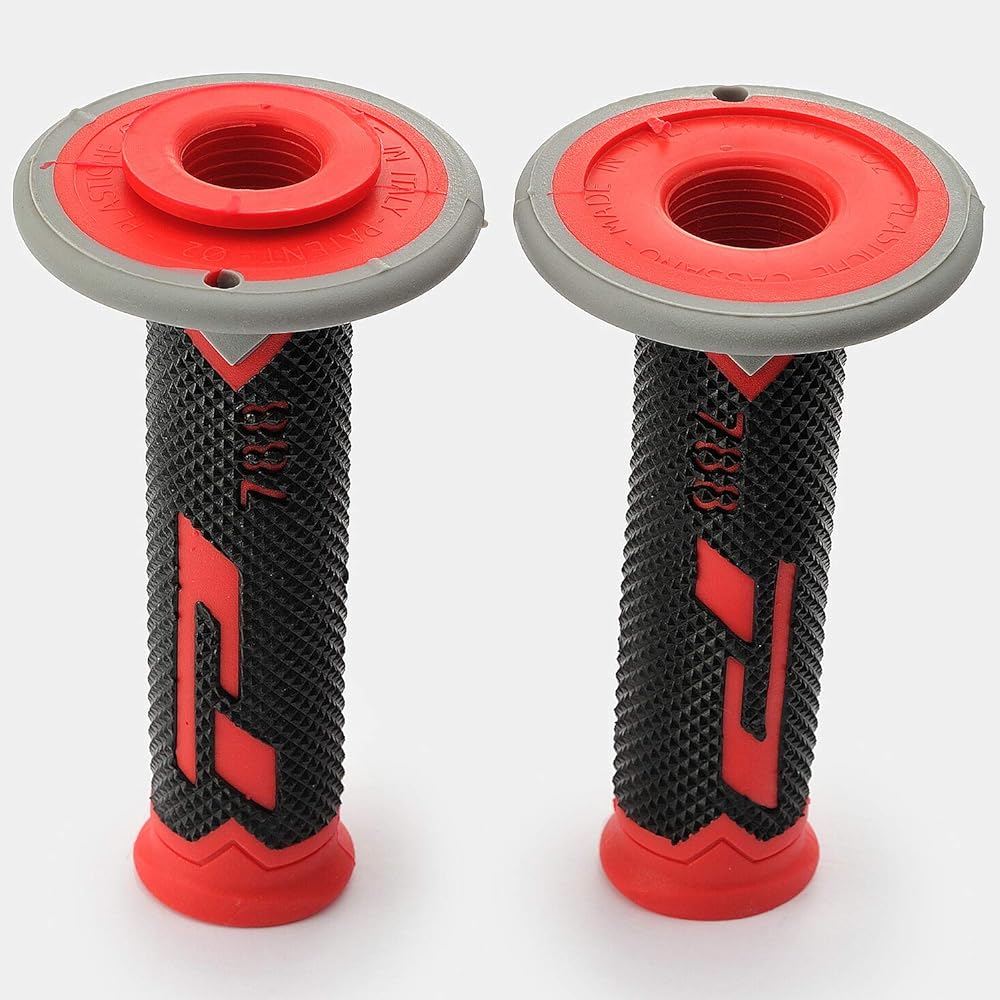 Daytona PROGRIP Motorcycle Handle Grip #788 Earthquake Resistant GEL 115mm End Penetration Type Red 98113