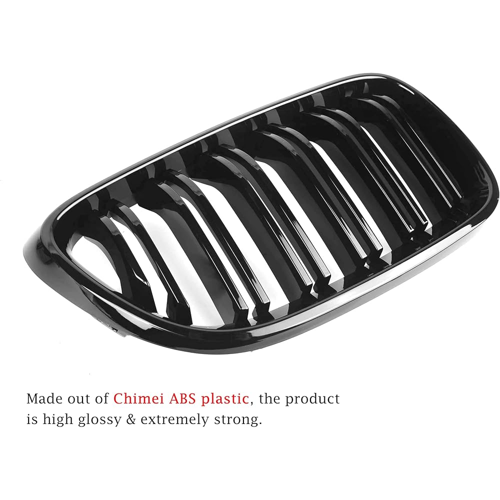F22 Grill ABS Resin Front replacement Kidney Grill 2 Series F22 F23 F87 (M2) Gross Black