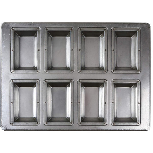 Made in Japan Silicone processing top plate (Financier deep type (Chantaine type) 8 pieces)