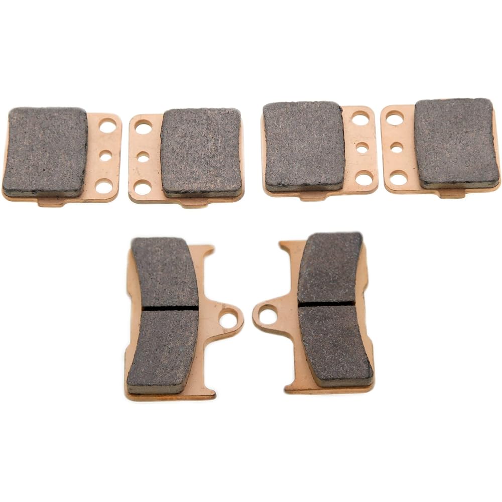 Race Driven Sintered Metal Heavy Duty Front and Rear Brake Pads for Yamaha Grizzly YFM 660 YFM660