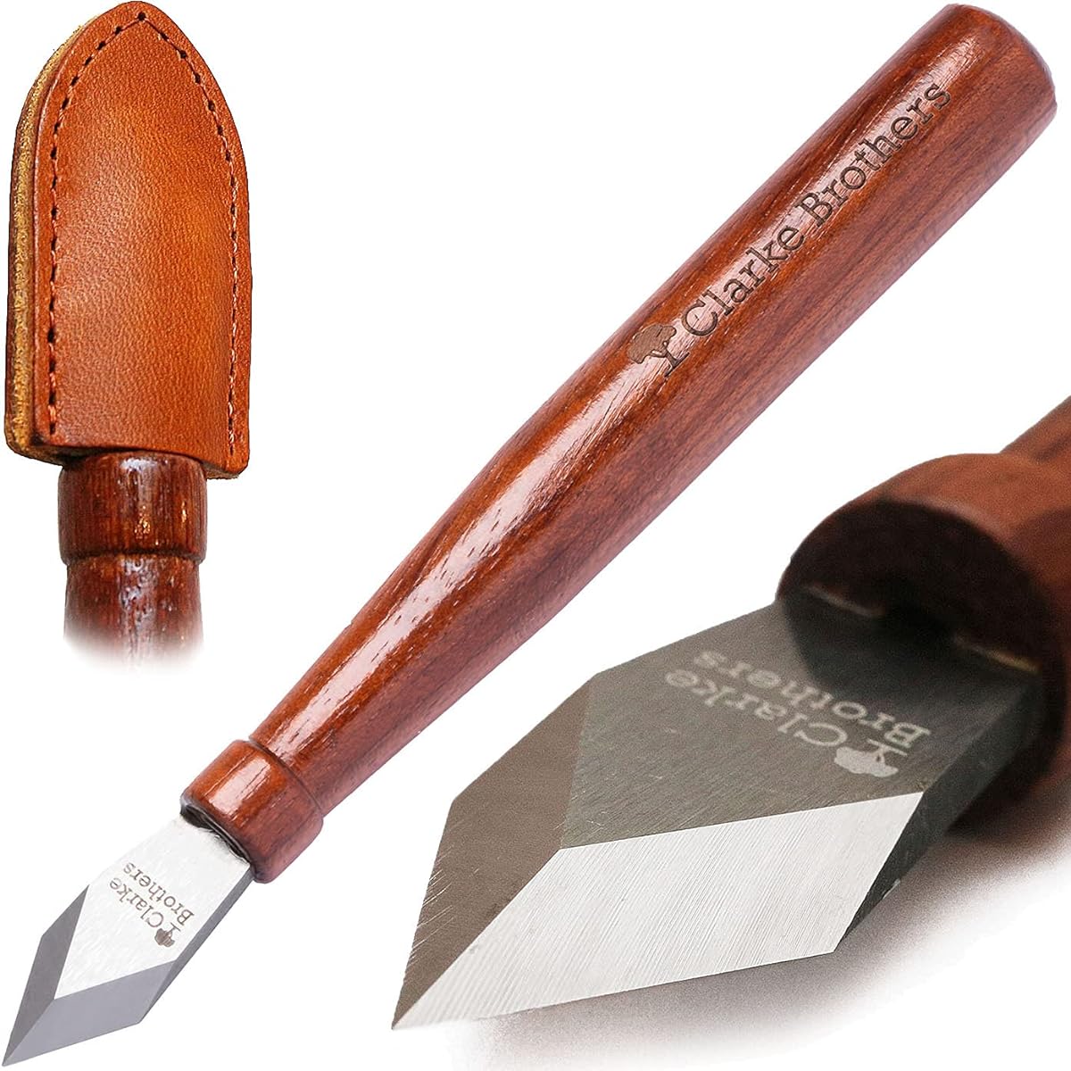 Wood carving hook knife bending tool set for carving spoon leather cover sheath for woodworking