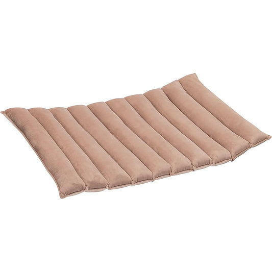 Carmate Car Sleeping Pillow Charming Sleeping in the Car Nap in the Car [Cushion] Soft Microfiber Fabric [Brown Ivory] NZ315