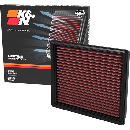 [Parallel imports] K & N engine air filter high-performance premium washing can be replaced filter 2023 Toyota Sequoia 2022 Tandra 33-5129