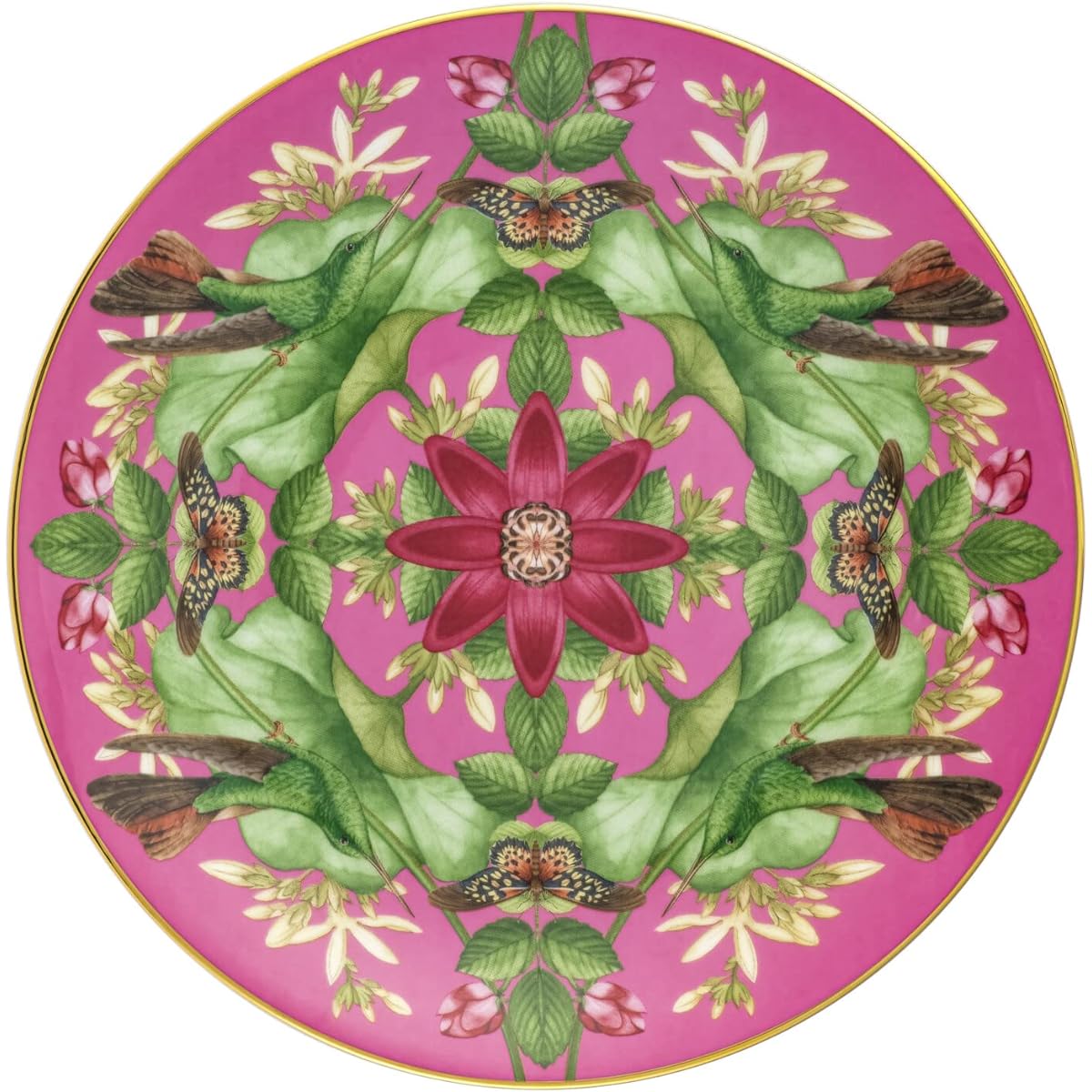 [Regular Imported Product] Wedgwood Wanderlust Pink Lotus Plate Dish 20cm Wedding Gift Present 1057260