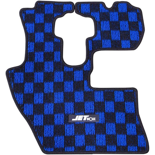 JET INOUE NEW Hello mat checkered pattern 17 Profia Blue/Black R 523205