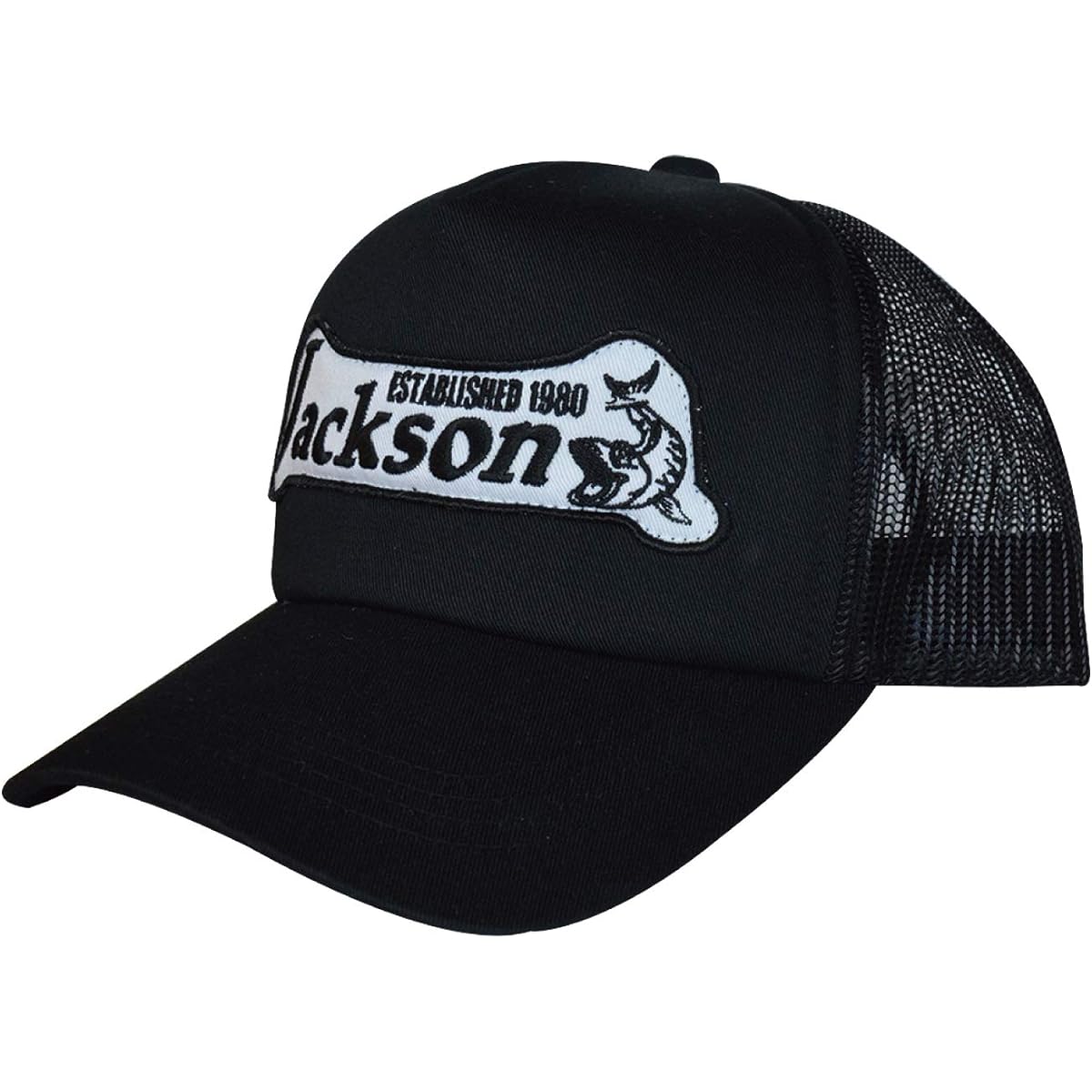 Jackson Smile Fish Cap Black