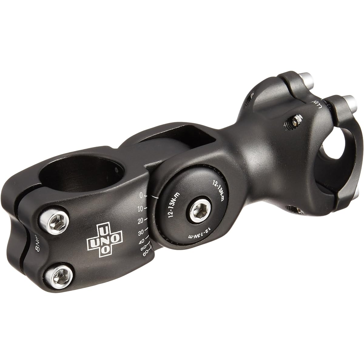 kalloy Adjustable Aluminum Stem Bicycle Stem Length: 90mm Black Angle Adjustable! Clamp Diameter: φ25.4mm Column Diameter: Oversize Adjustment Angle: 0-60 degrees Road Mountain Cross Bike Cycling AS-820