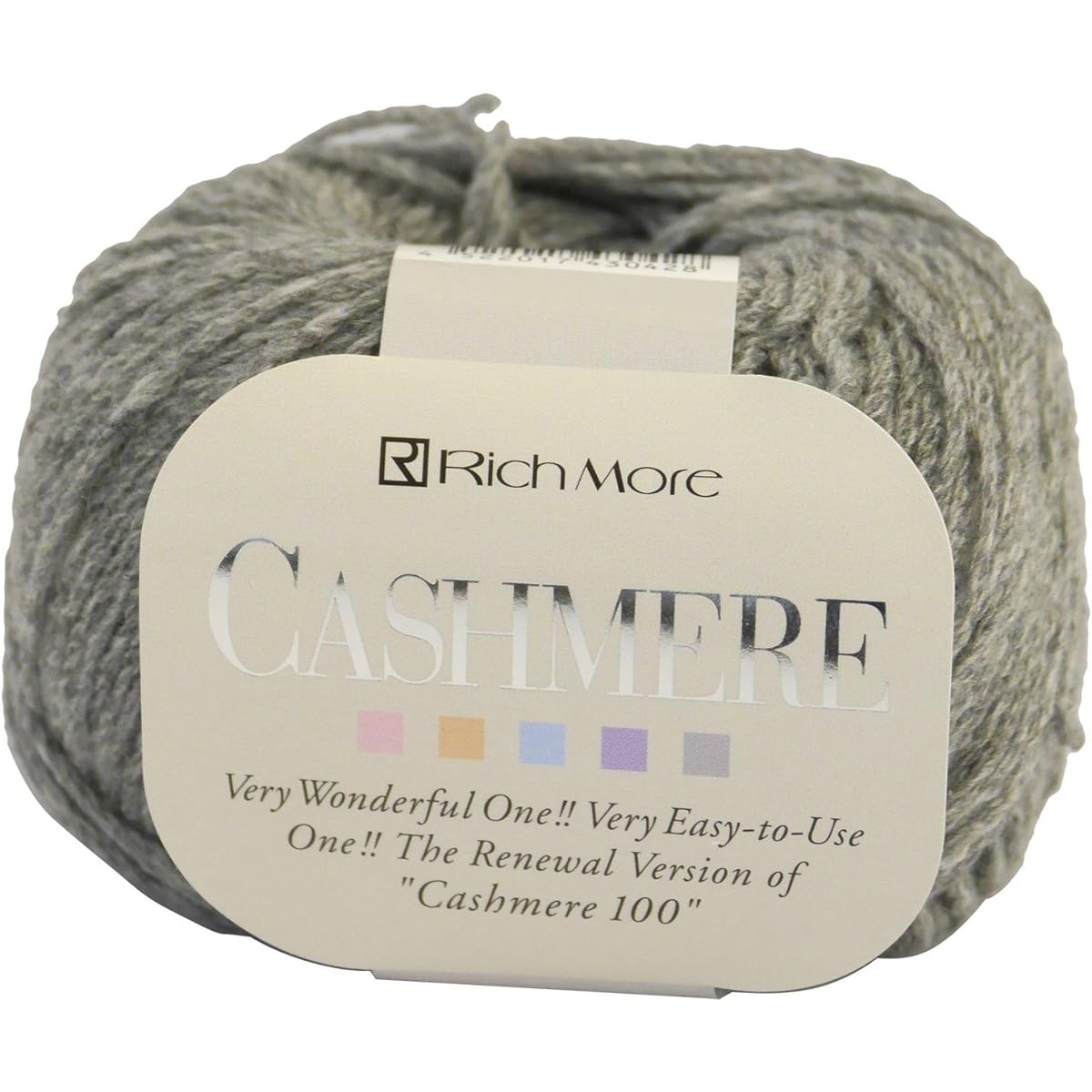 HAMANAKA Richmore Cashmere Wool Thick Col.105 Gray 20g Approx. 92m 5 Ball Set 3142
