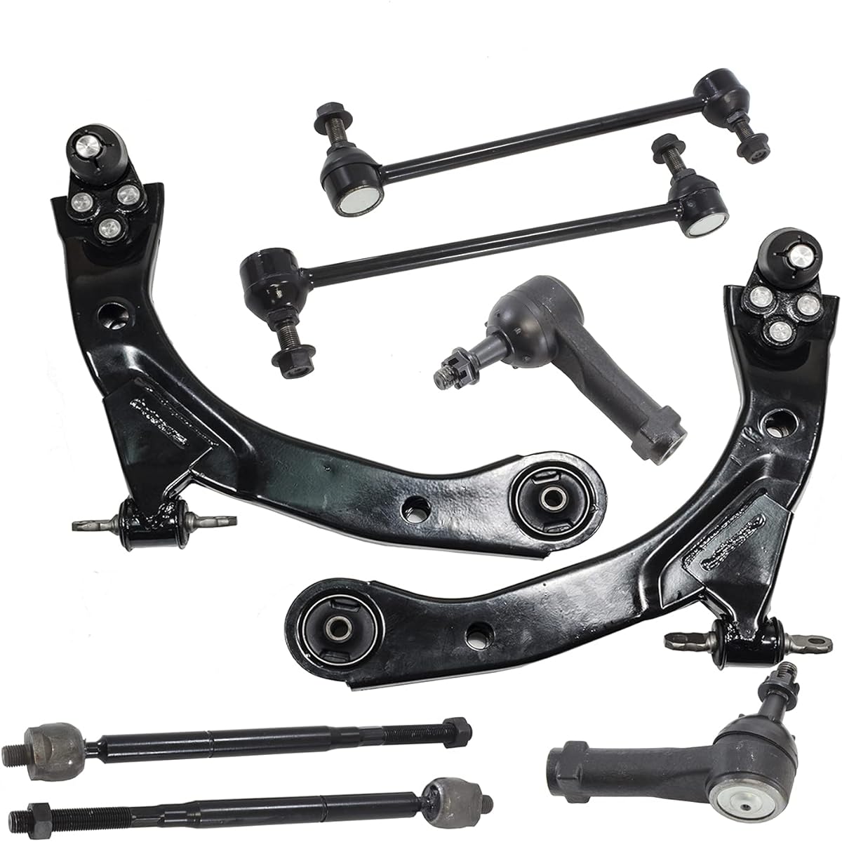 Lower front control arm and 11.8 inch swab link 4 pieces 2005-2010 Chevrolet Cobalt HHR 2007-2010 Pontiac G5 2005-2007 For Saturn Ion