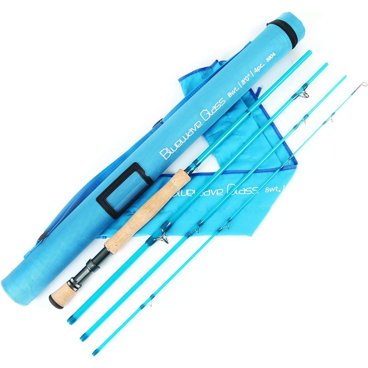 M MAXIMUMCATCH Maxcatch Fiberglass Fly Rod 3wt/4wt/5wt (Blue/Orange/Transparent/Purple)