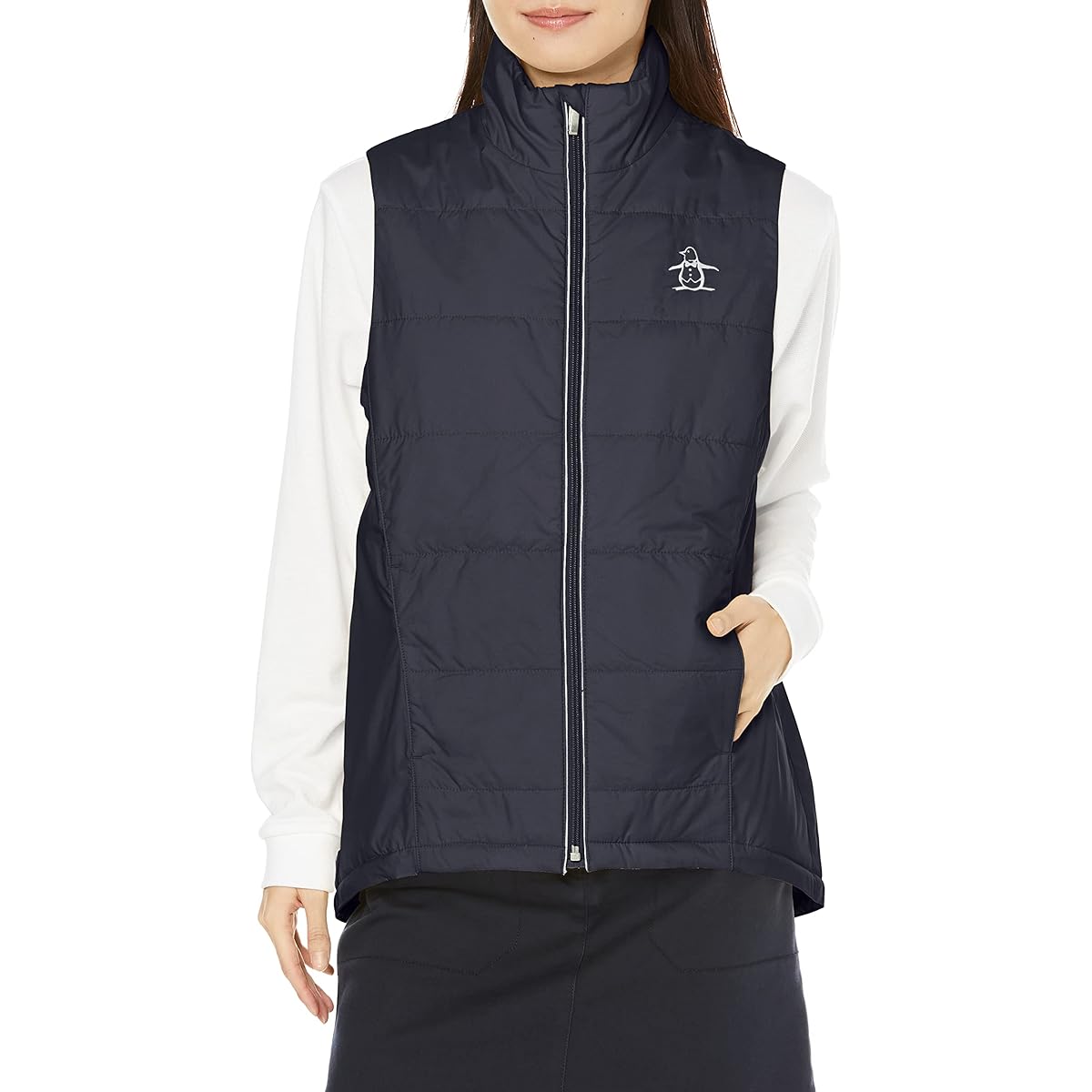 [Munsingwear] 22 Autumn/Winter Model Golf Outer Vest, Filling, Water Repellent, Heat Storage, Heat Retention, Women's