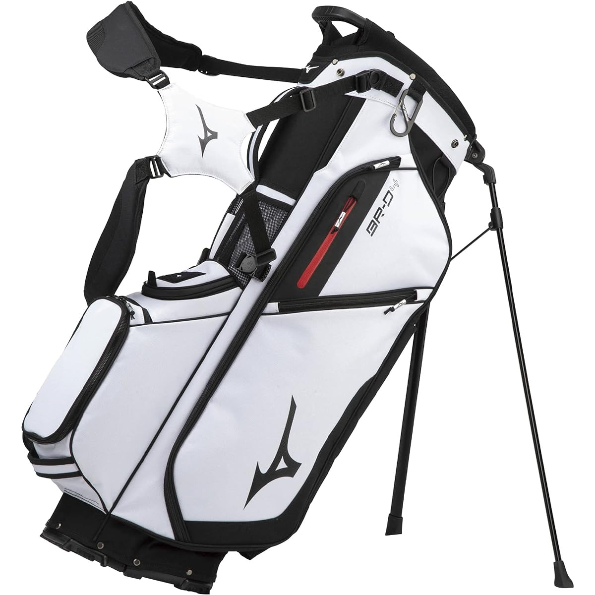 MIZUNO Golf Caddy Bag BR-D4 Stand 2021 Model Men's Lightweight Approx. 2.8kg Compatible with 10.5 Type (82cm)/47 Inch/6 Divided 5LJC2129