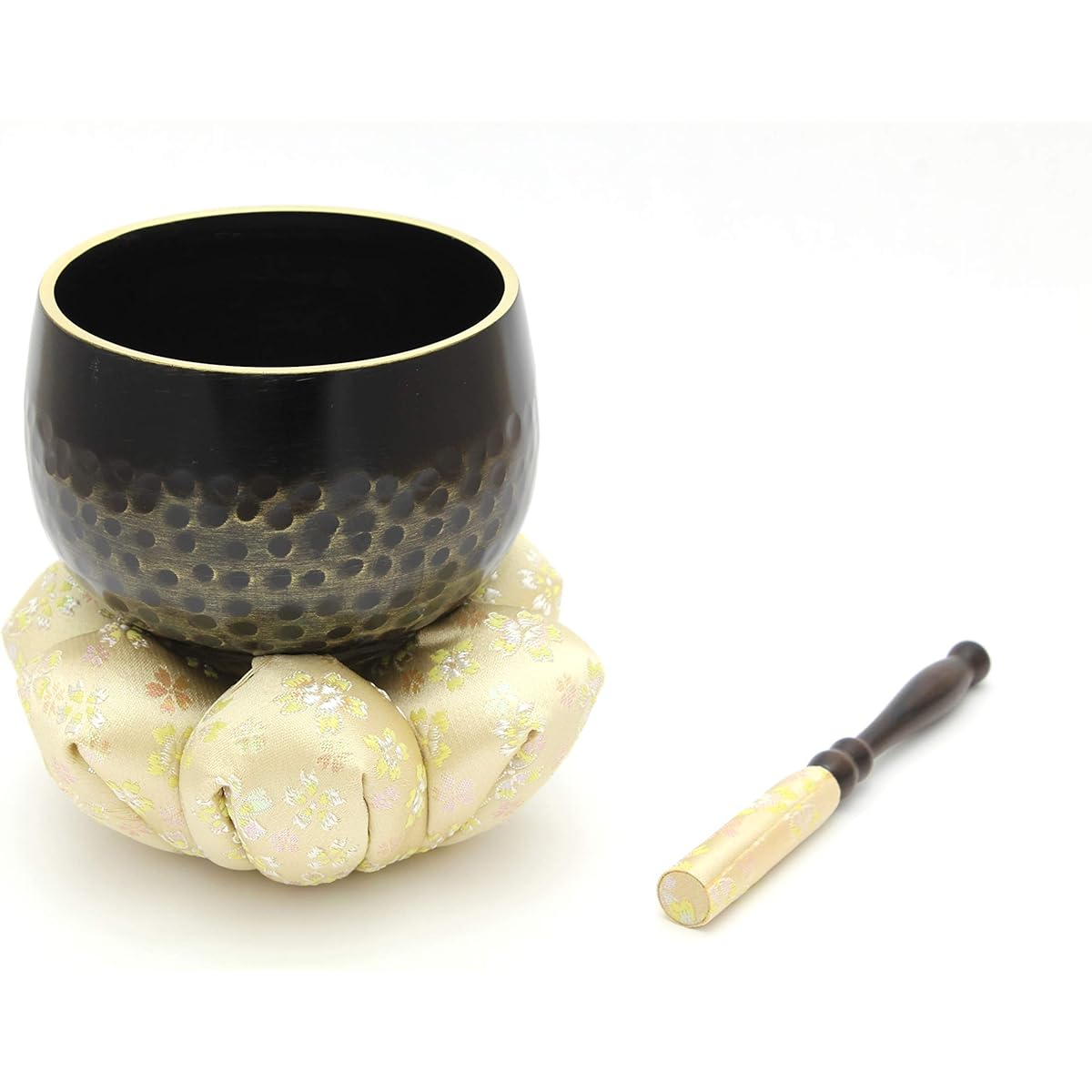 Deep tone Ready to use Rin set Rin diameter 10.5cm 3.5 dimensions Navy Tanaka Butsudan store Buddhist altar accessories