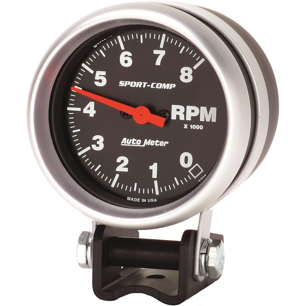 Autometer Auto Meter 3708 8000RPM φ 66 mm Tachometer