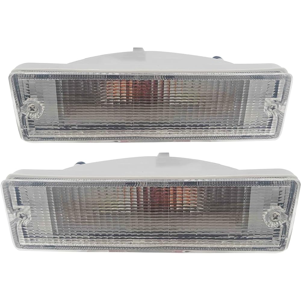 SPPC Bumper Light Clear Nissan Hard Body Pickup -Pair) --Winker Lamp