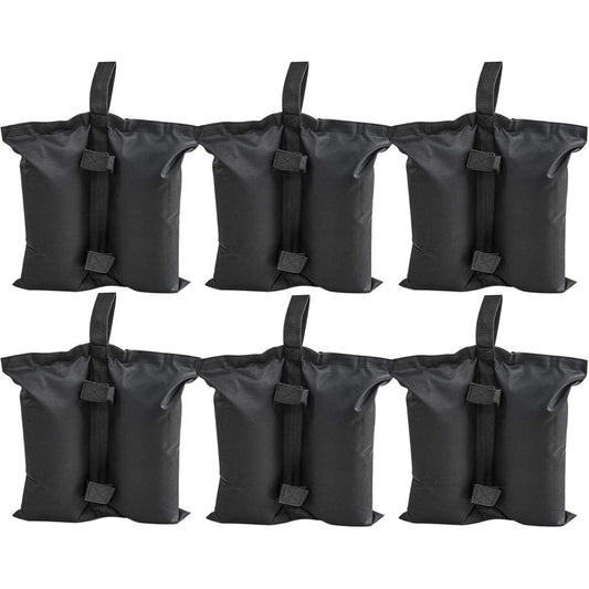 Sutekus Sand Bag for Fixing Tents and Tarps, Capacity 6L (Sand 10kg), Weight Bag, Tent Weight, Weight Bag, Tent Weight, Velcro Type, Pack of 6