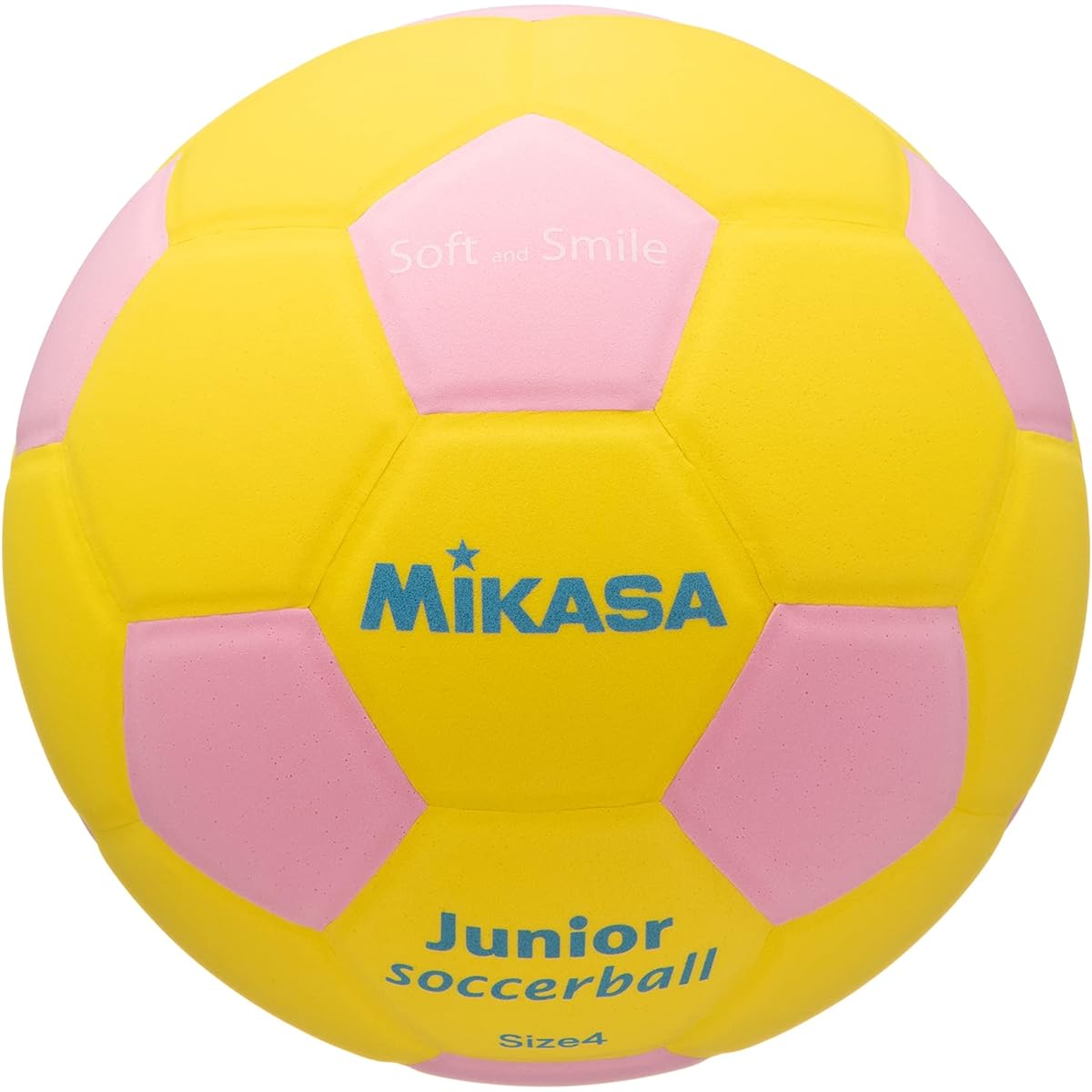 MIKASA Junior Soccer Ball No. 4 Smile Soccer (For Elementary School Students) Approx. 180g Pasted Ball SF4J Recommended Internal Pressure 0.10~0.15 (kgf/㎠)