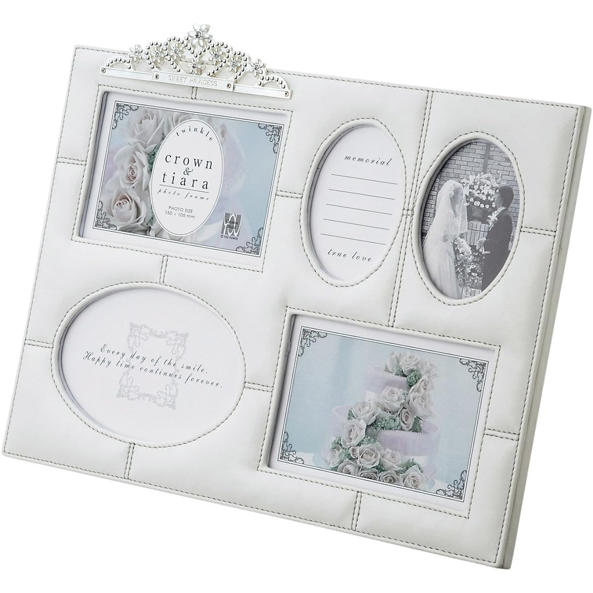 Tiara Photo Frame Family Princess White TF-05053 889481