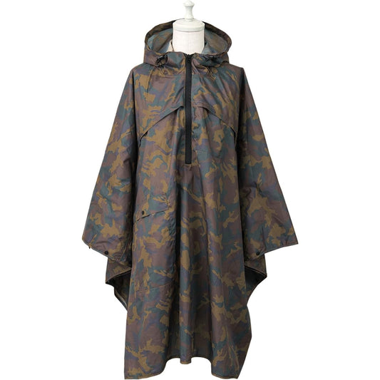Rep Niar Rain Poncho Raincoat (with storage pouch) Camouflage Brown